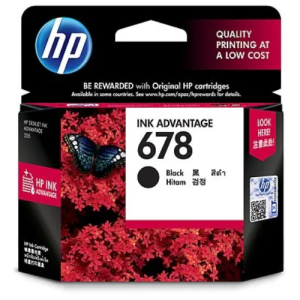 HP 678 Black Ink Cartridge