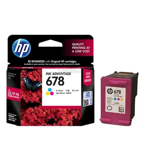 HP 678 Tri-color Ink Cartridge
