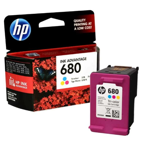 HP 680 Tri-color Ink Cartridge
