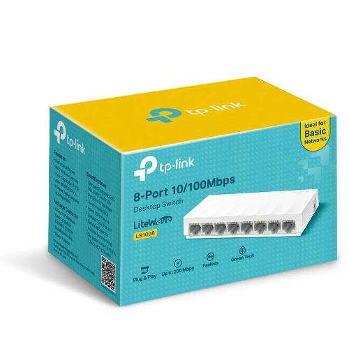 08 Port 10/100 Mbps TP Link (LS1008) Network Switch