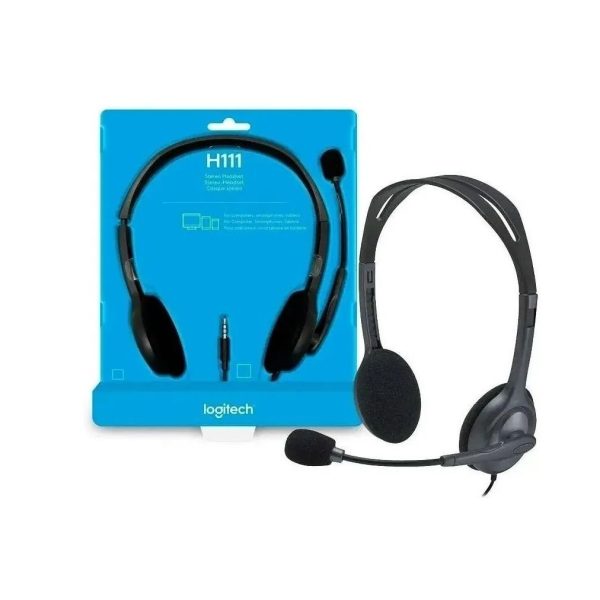 Logitech H111 Wired Stereo Headset – 3.5mm