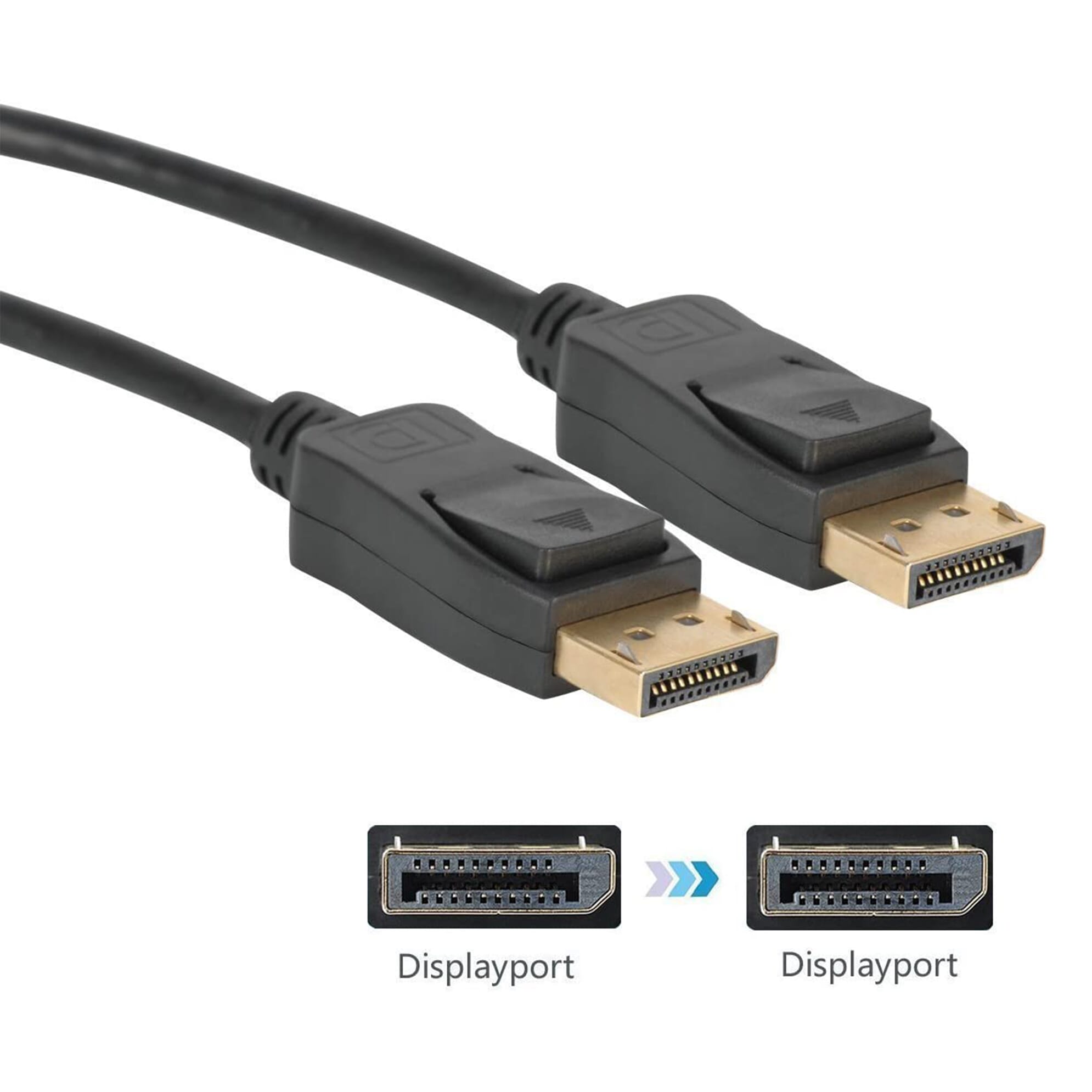 DisplayPort to DisplayPort Cable – 1 Meter