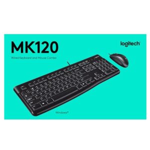 Logitech MK120 Combo Wired Keyboard